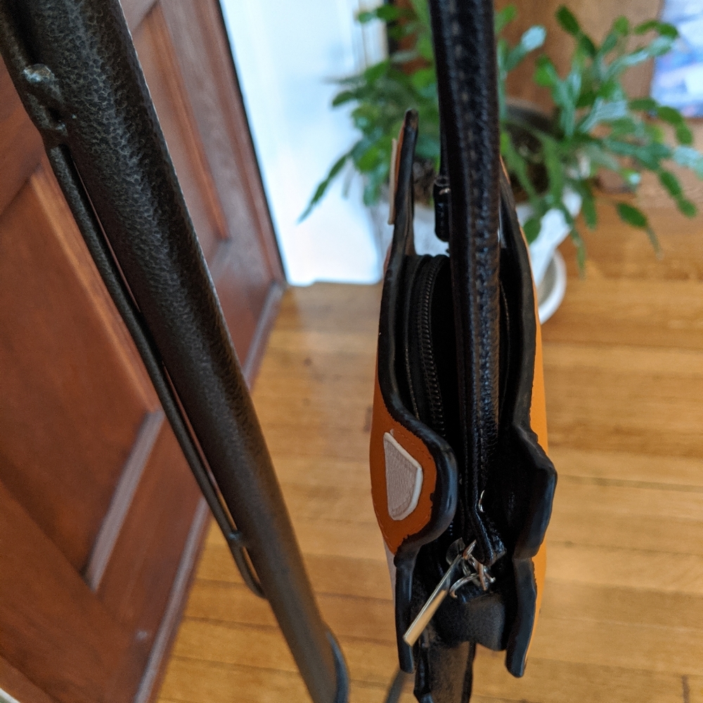 Fox Faux Leather Purse Bag Small - Picture 2 of 5